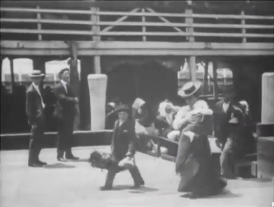 Emigrants Landing at Ellis Island (1903)